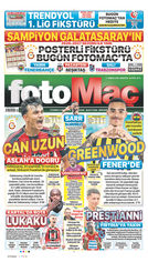 Fotomaç Gazetesi Manşeti