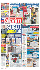 Takvim Gazetesi Manşeti