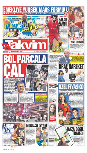 Takvim Gazetesi Manşeti