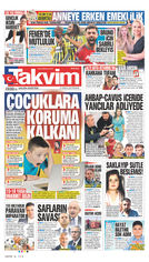 Takvim Gazetesi Manşeti