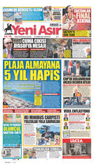 Yeni Asır Gazetesi Manşeti