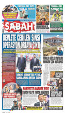 Sabah Gazetesi Manşeti