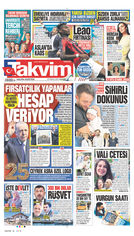 Takvim Gazetesi Manşeti