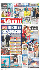 Takvim Gazetesi Manşeti