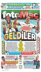 Fotomaç Gazetesi Manşeti