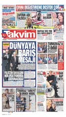 Takvim Gazetesi Manşeti