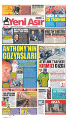 Yeni Asır Gazetesi Manşeti