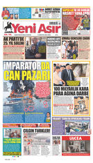 Yeni Asır Gazetesi Manşeti