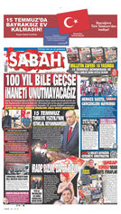 15 Ağustos 2026 Tarihli Sabah EGazete