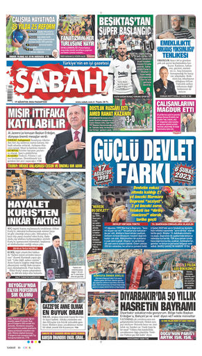 17 Ağustos 2026 Tarihli Sabah EGazete