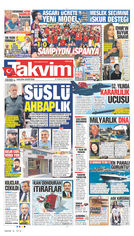 Takvim Gazetesi Manşeti