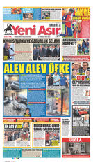 Yeni Asır Gazetesi Manşeti