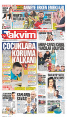 Takvim Gazetesi Manşeti