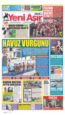 Yeni Asır Gazetesi Manşeti