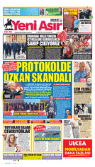 Yeni Asır Gazetesi Manşeti