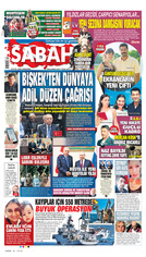 Sabah Gazetesi Manşeti