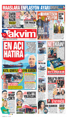 Takvim Gazetesi Manşeti