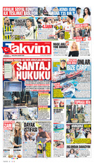 Takvim Gazetesi Manşeti