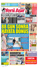 Yeni Asır Gazetesi Manşeti