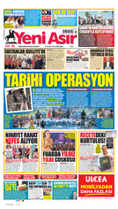 Yeni Asır Gazetesi Manşeti