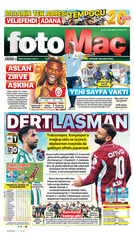 Fotomaç Gazetesi Manşeti
