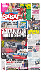 Sabah Gazetesi Manşeti
