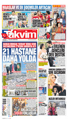 Takvim Gazetesi Manşeti