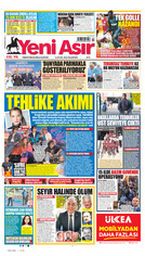 Yeni Asır Gazetesi Manşeti