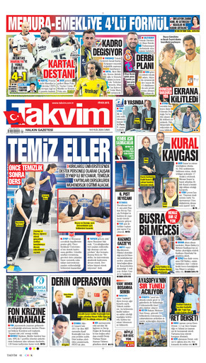 Takvim Gazetesi Manşeti