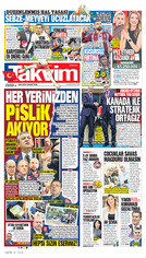 Takvim Gazetesi Manşeti