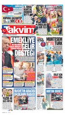 Takvim Gazetesi Manşeti