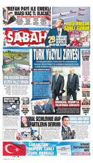 Sabah Gazetesi Manşeti