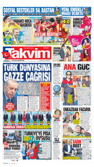 Takvim Gazetesi Manşeti