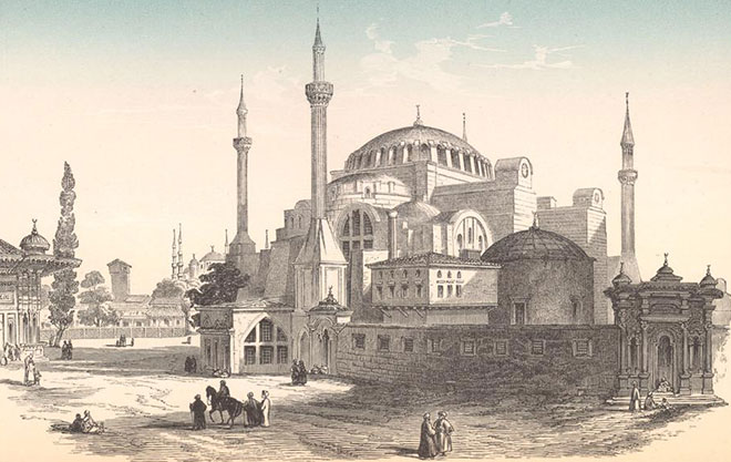  Mimar  Sinan  ve Ayasofya  minareleri Galeri Fikriyat 