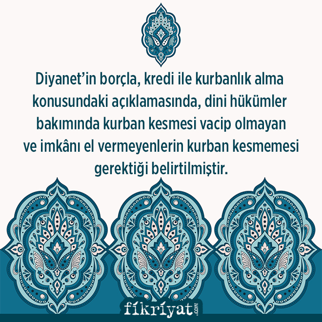 Kredi ile kurbanlık almak caiz mi? Kredi kartı ile kurbanlık alınır mı