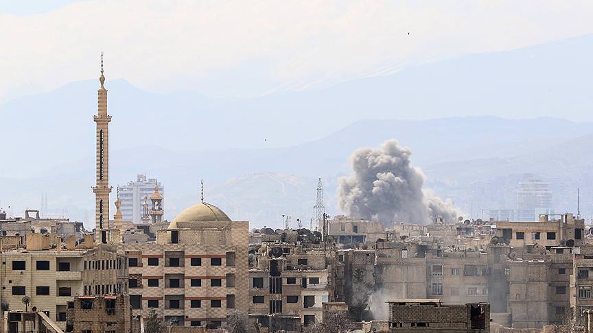 Katil Esed Şam’da sivilleri hedef alıyor