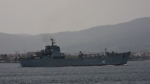 Kilyos açıklarında kaza yapan Rus savaş gemisi battı