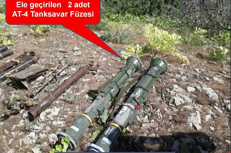 ABD yapımı füzeler PKK’dan çıktı
