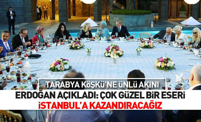 Erdoğan: Çok güzel bir eseri İstanbulumuza kazandıracağız