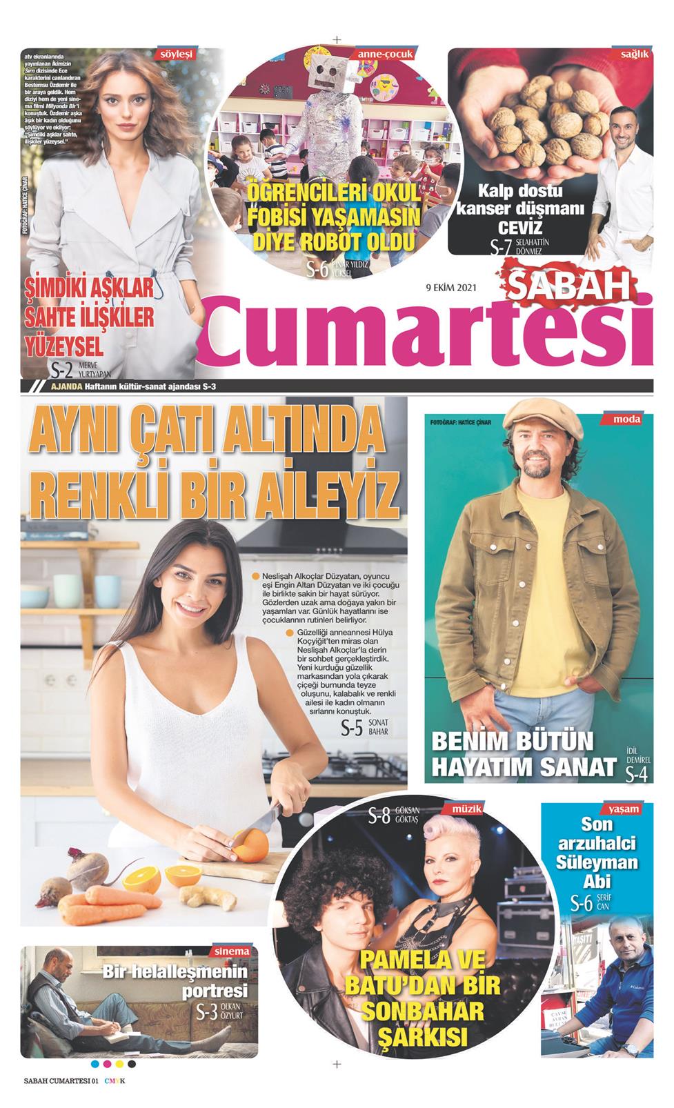 09 Ekim 2021 Cumartesi - Sabah Günaydın gazetesi manşet