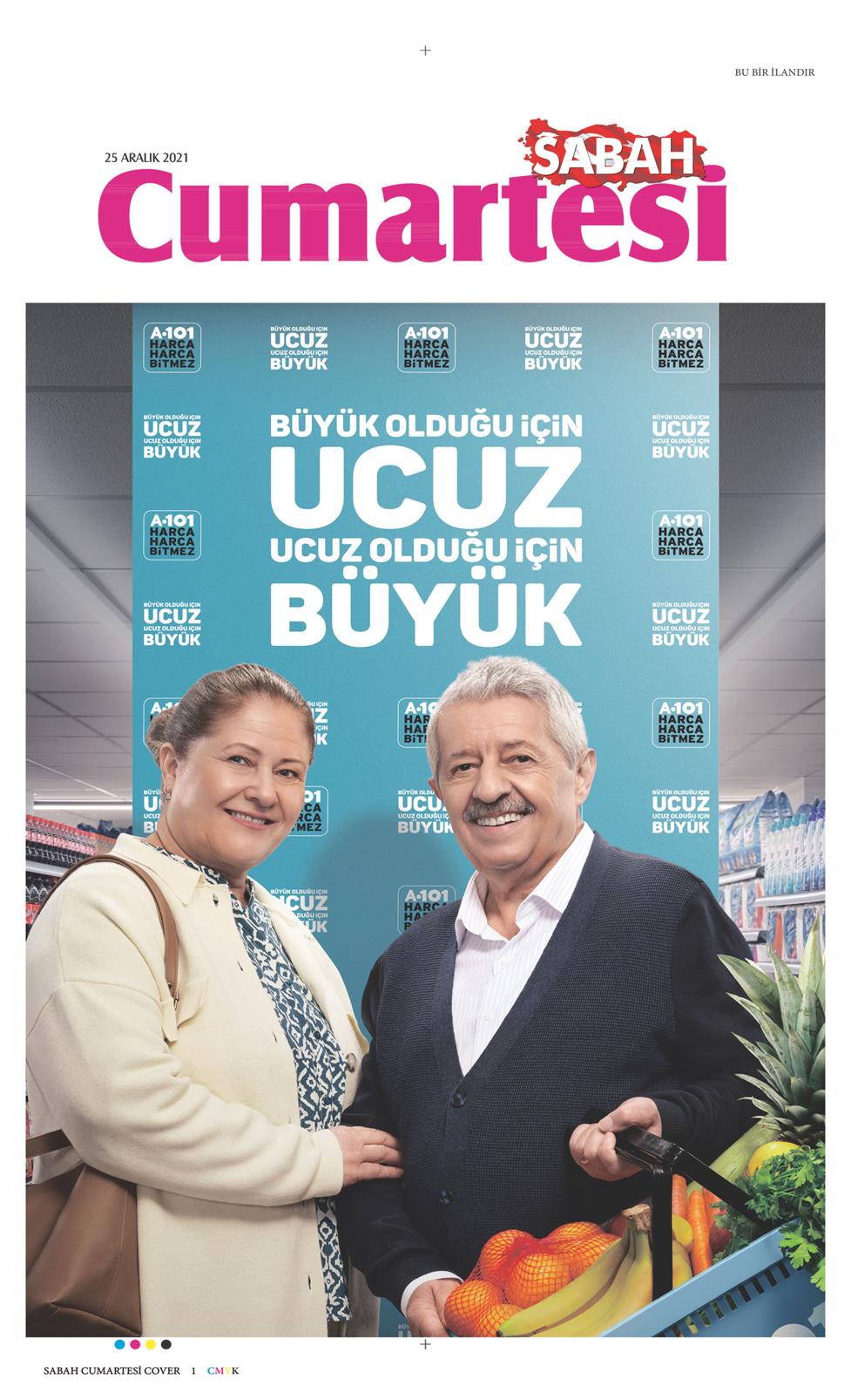 25 Aralık 2021 Cumartesi - Sabah Günaydın gazetesi manşet