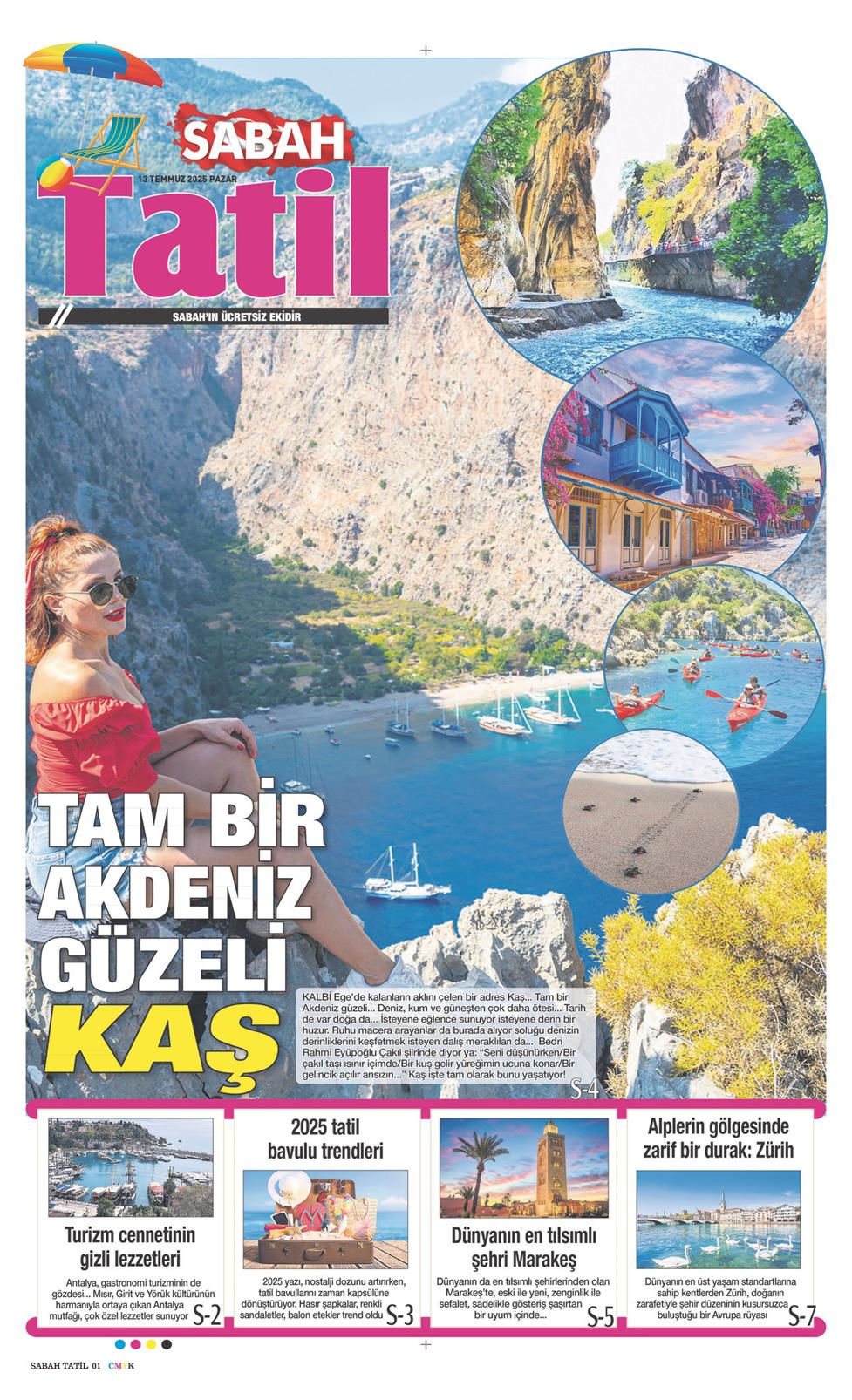 13 Temmuz 2025 Pazar - Sabah Tatil gazetesi manşet