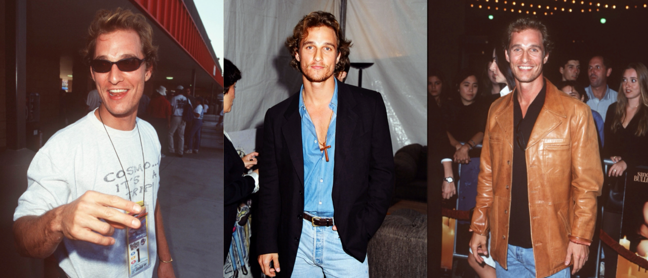 Matthew McConaughey’nin 90’lar Gardırobundan 5 Stil Dersi