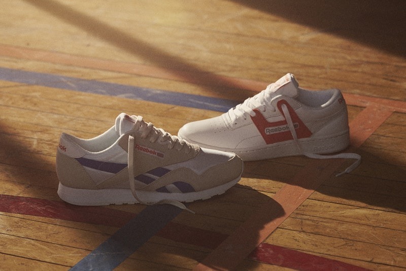 reebok tan shoes