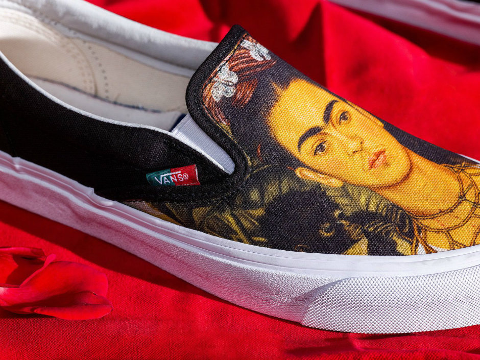 vans slip on frida kahlo