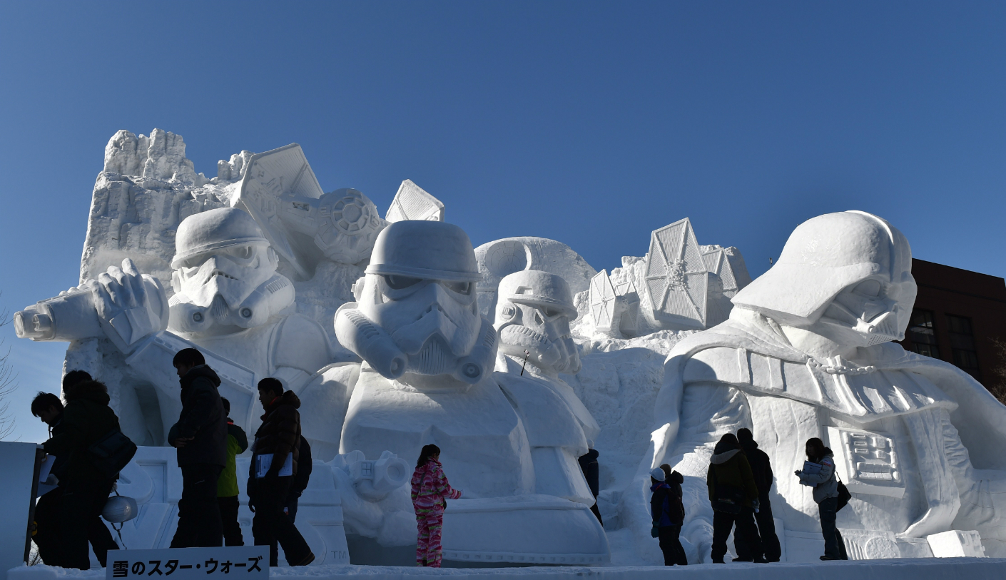 Фестиваль снежных скульптур в Саппоро