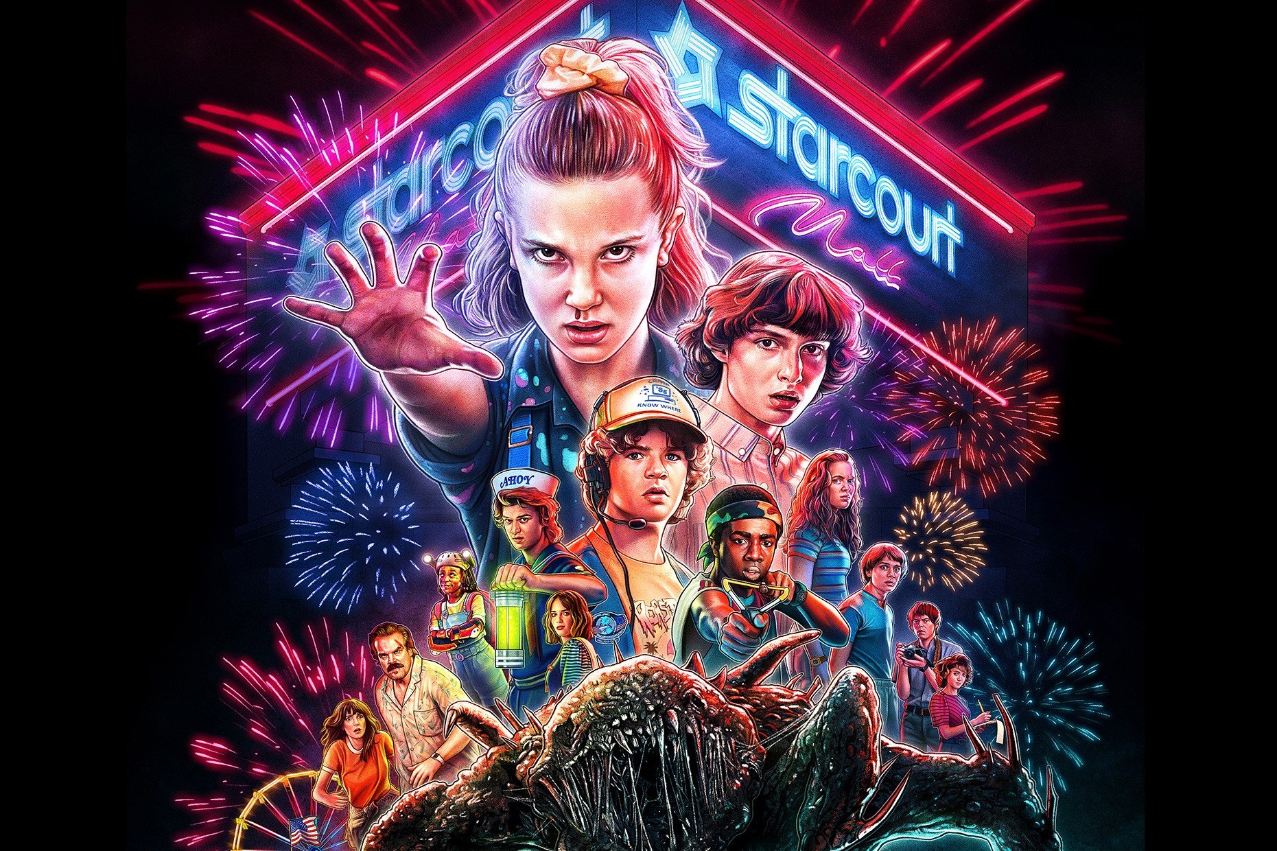 Stranger на английском. Stranger things Постер.