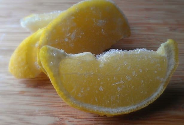 Donmuş limon mucizesi...