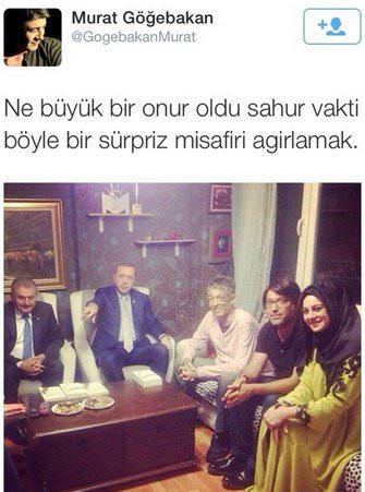 Erdoğan'dan Murat Göğebakan'a sahur ziyareti - 1