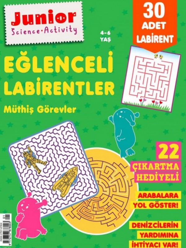 Junior Science Eğlenceli Labirentler Müthiş Görevler